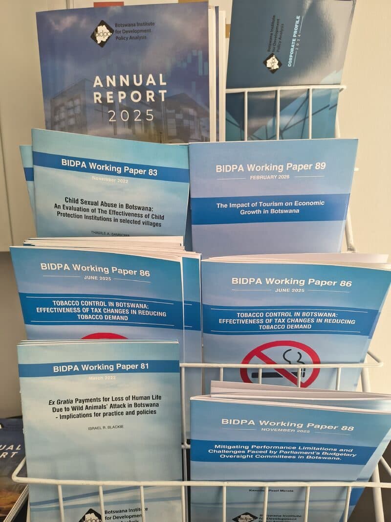 Publications de recherche du BIDPA