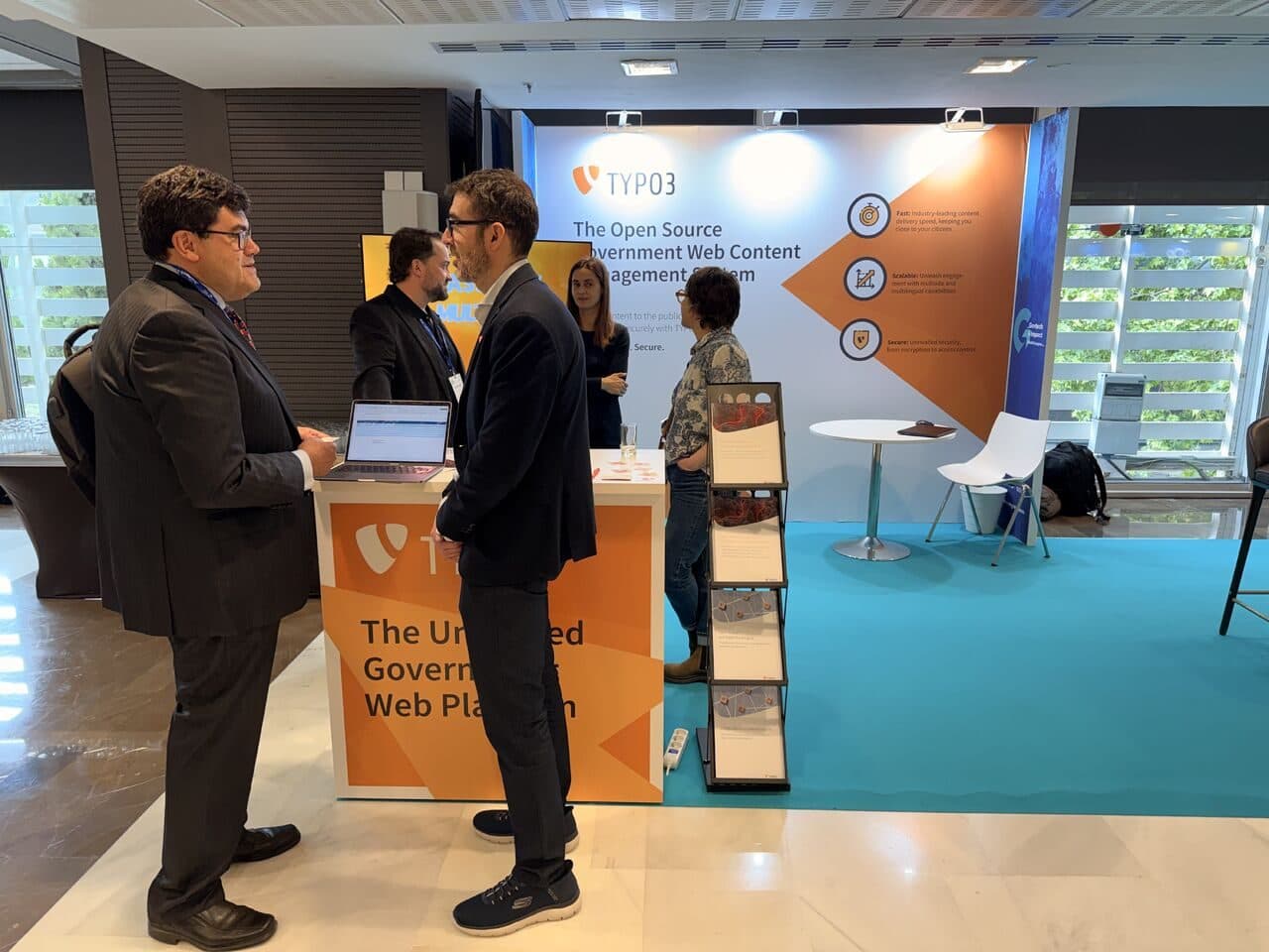 At the TYPO3 Community Expansion booth