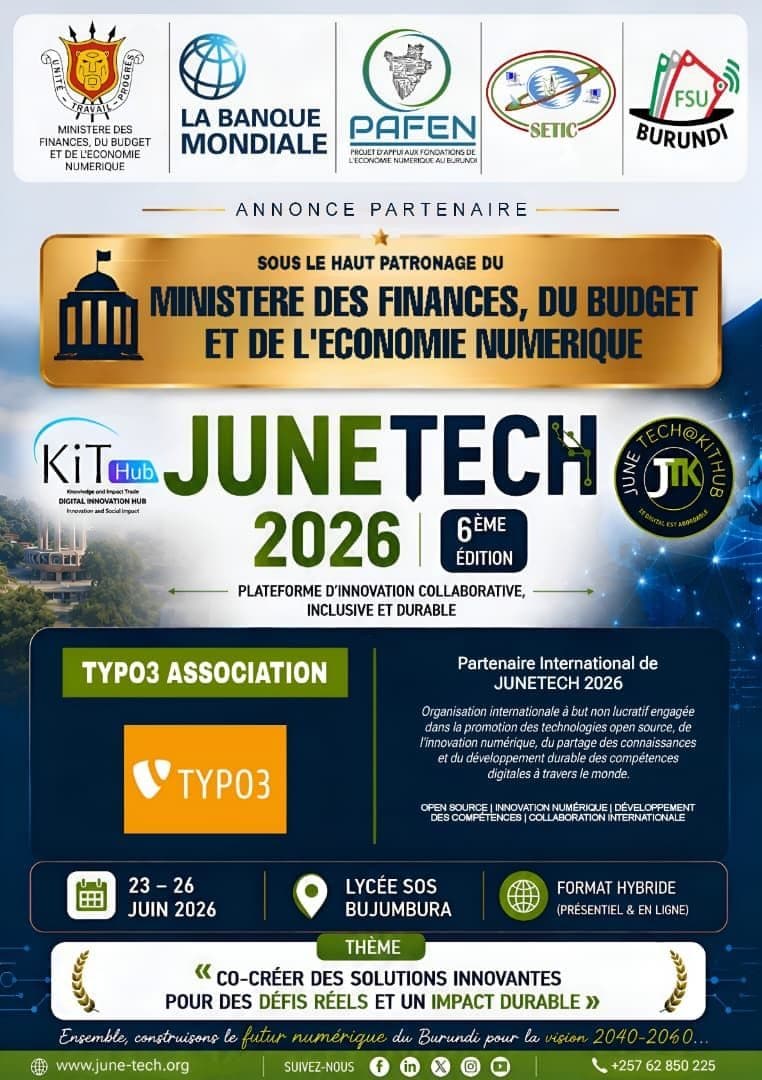 JUNETECH 2026 partner announcement: TYPO3 Association
