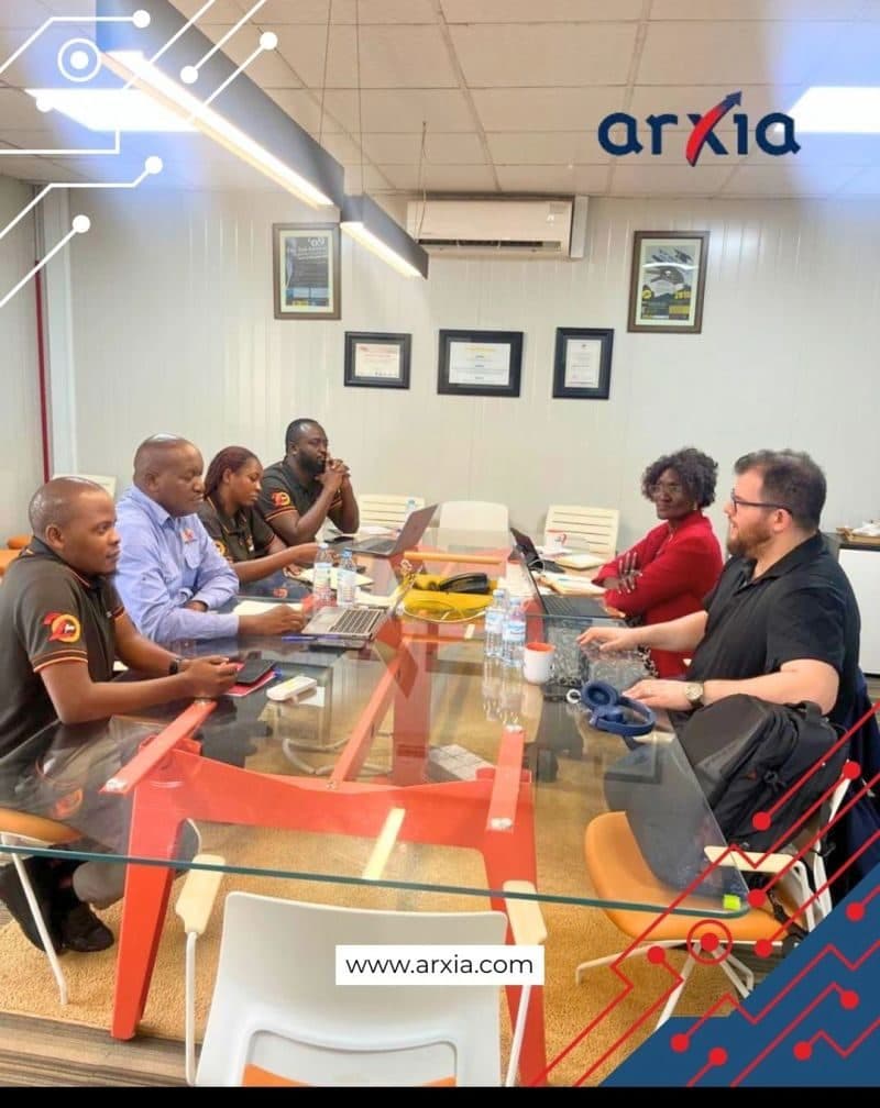 Arxia and Exquisite Solution Limited in a working session