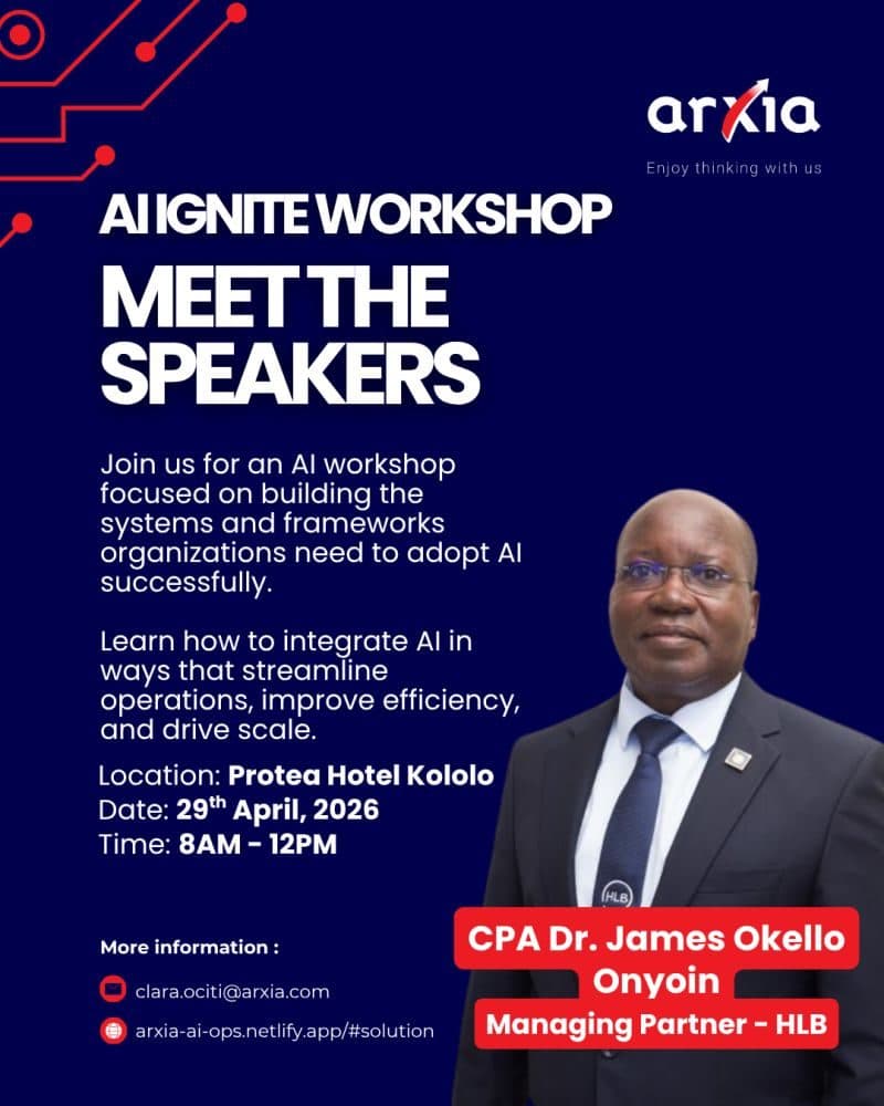 Tarjeta de orador de CPA Dr. James Okello Onyoin